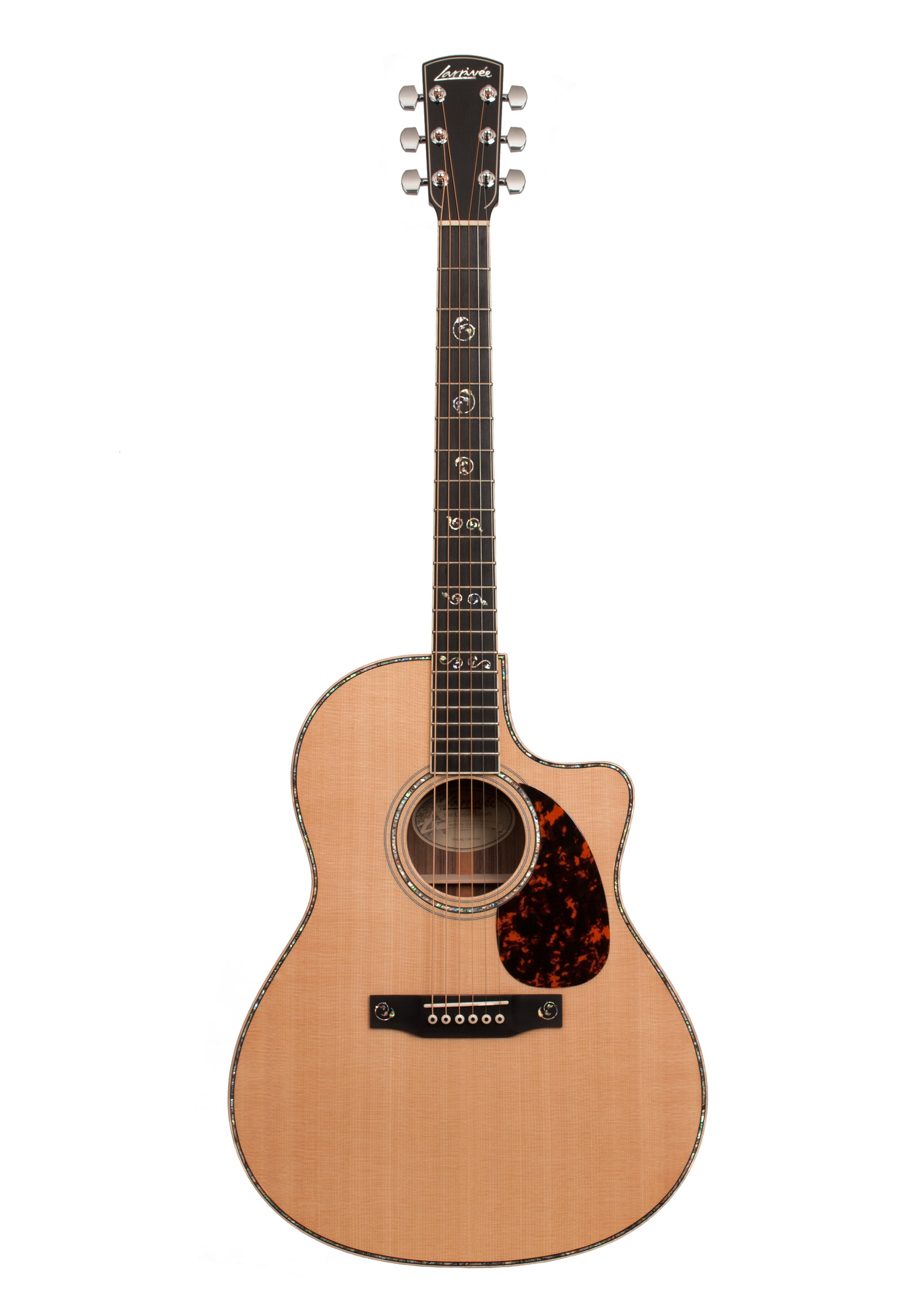 Larrivee LV-10-RW-0 Acoustic Guitar. Deluxe series Indian Rosewood L-body w/Venetian cutaway.