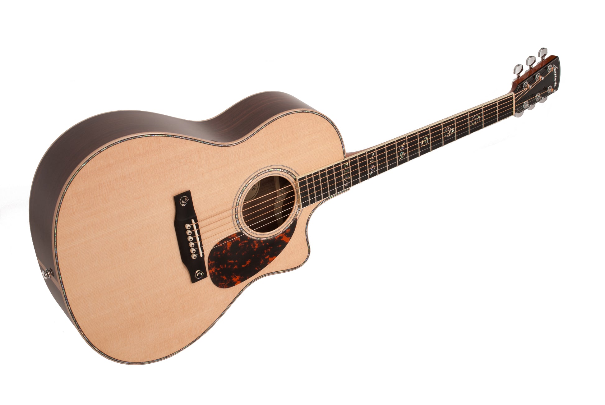 Larrivee LV-10-RW-0 Acoustic Guitar. Deluxe series Indian Rosewood L-body w/Venetian cutaway.